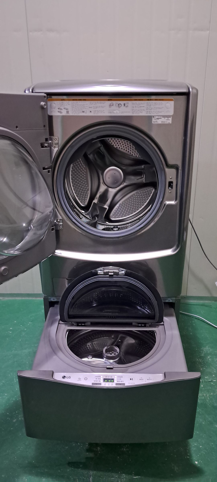 2709 엘지트롬 19KG/3.5KG트윈워시 드럼세탁기--4