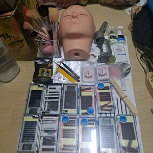 [급매]국가미용시험 실습 각종 재료/ 1만