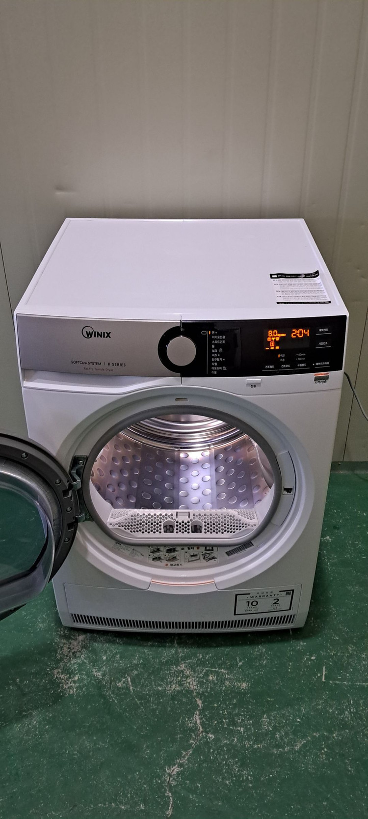 2682 위닉스 8KG 전기건조기(화이트+히트펌프식)--4