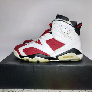 나이키 에어 조던 6 레트로 카마인 2014 모델입니다 275mm