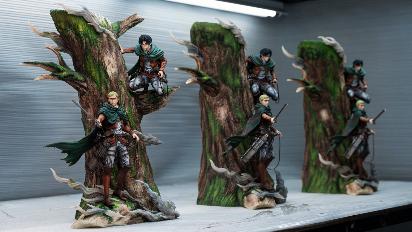 hertz 헤르츠 리바이 엘빈 팝니다. 진격의 거인 레진 진격거 레진 피규어 이미지