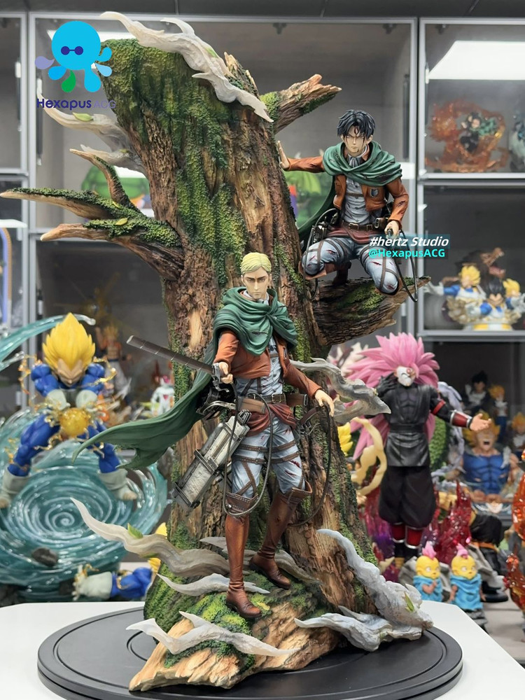 hertz 헤르츠 리바이 엘빈 팝니다. 진격의 거인 레진 진격거 레진 피규어 이미지