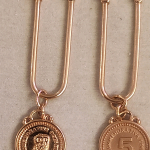 14k 귀걸이 로즈골드