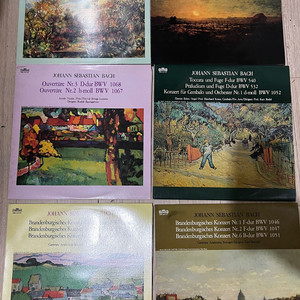 클래식 LP 바흐 / 헨델 / 하이든 6장 세트