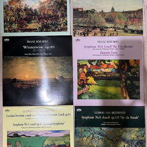 클래식 LP 베토벤 / 슈베르트 6장 세트