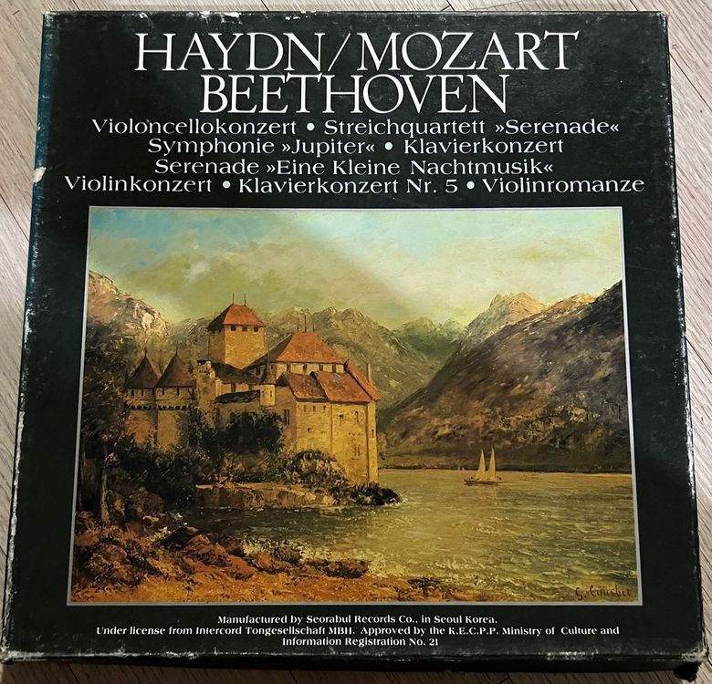 클래식 LP 베토벤 / 모차르트 / 하이든 6장 세트--1