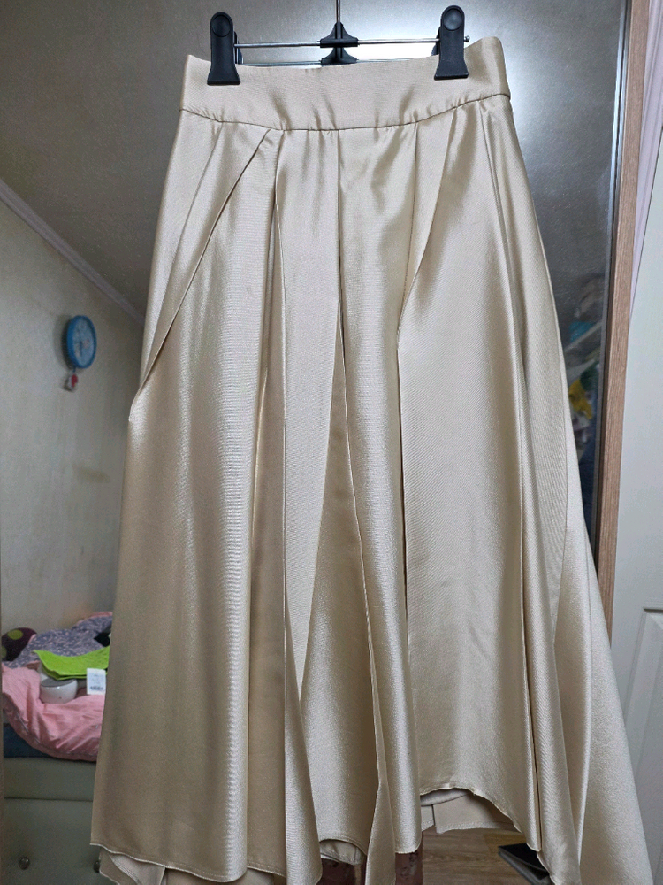 한섬 마인 실크 울블렌드 스커트--0