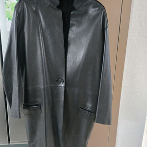 롱가죽 자켓 66사이즈