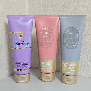 배스앤바디웍스 바디크림 러브언리쉬드, 에어룸로즈, 블랙티 이미지