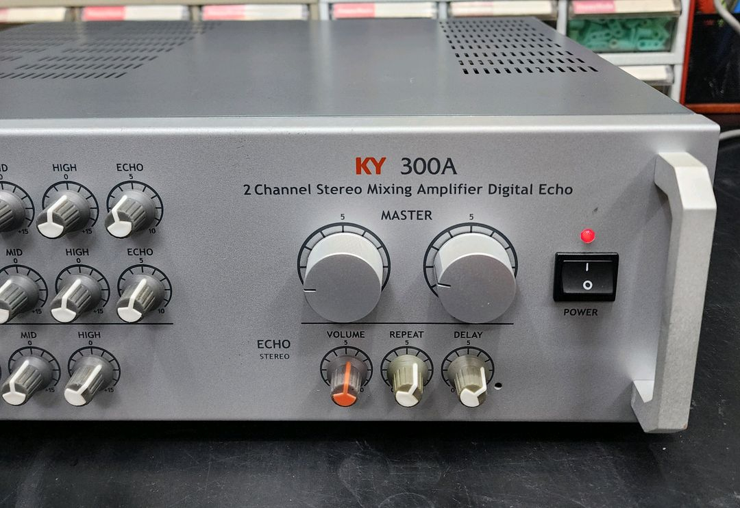 금영(KY) 300A 2채널 스테레오 믹싱 앰프--2