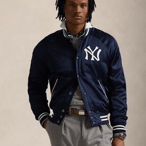 폴로 랄프로렌 양키스 새틴 자켓 / 네이비 / L