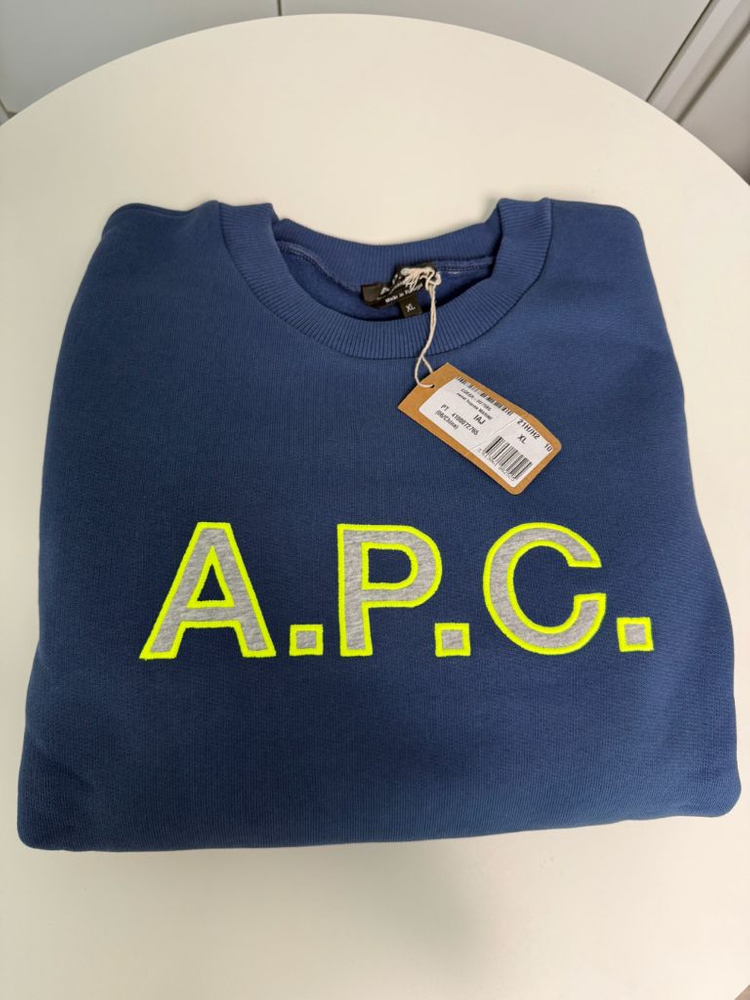 A.P.C. 아페쎄 위그 스웨트셔츠 네이비 블루 XL 이미지