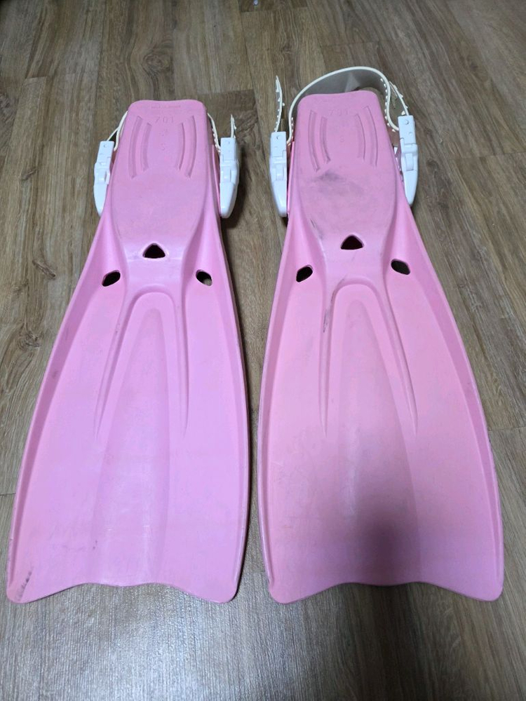 여성용 핀다이빙 오리발 S 230mm--1