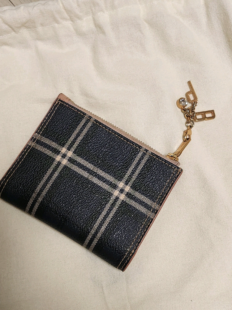 빈폴 체크패턴 카드지갑--4
