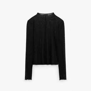 자라 튤 티셔츠 ( 산드로 마쥬 이자벨마랑 시에 코스 가니 마뗑킴 자크뮈스