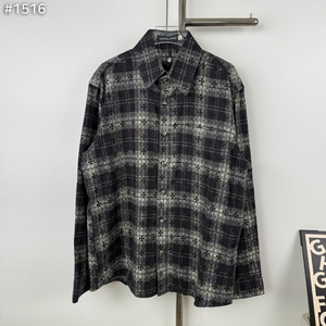 크롬하츠 1516 크로스 포인트 프란넬 체크 셔츠