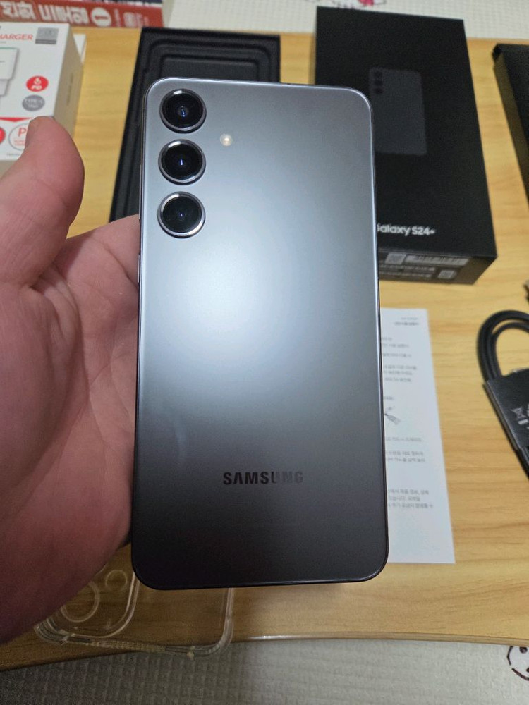 삼성 갤럭시 s24 플러스 오닉스 블랙 256GB 이미지