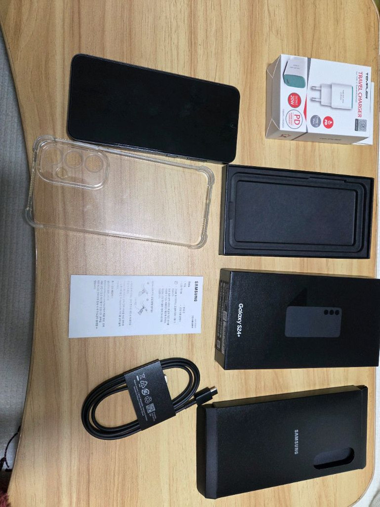 삼성 갤럭시 s24 플러스 오닉스 블랙 256GB 이미지