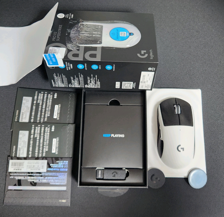 지슈스 G PRO X2 SUPERSTRIKE 팝니다. 로지텍.지슈스2.햅틱.래피드트리거.자석축.--2