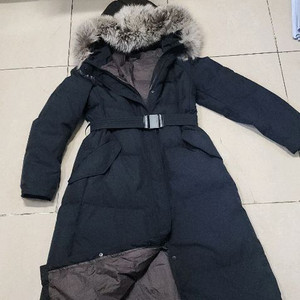 TIME 여성 벨티드 롱패딩 55~66