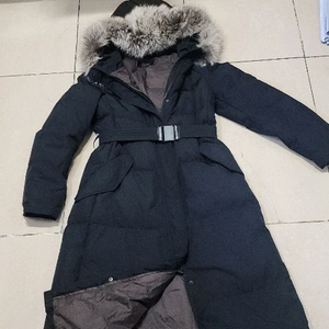 TIME 여성 벨티드 롱패딩 55~66