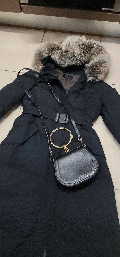 TIME 여성 벨티드 롱패딩 55~66--1