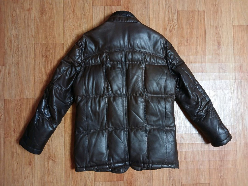 인디안(정품) 남성 구스 다운 (양가죽) 패딩 자켓 (브라운) (95~100슬림) (상태 깨끗하고 좋아요)--3