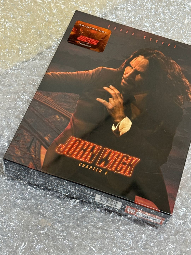 [새제품] 존윅4_1Disc, 4K 풀슬립 스틸북 한정판_블루레이--2