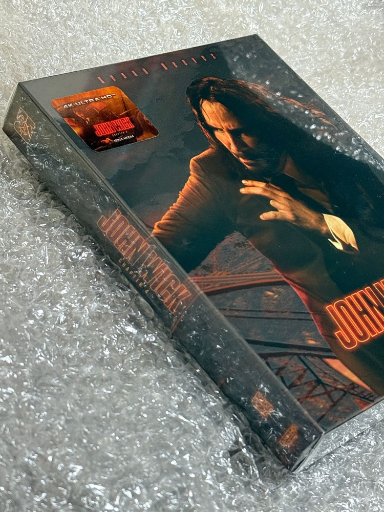 [새제품] 존윅4_1Disc, 4K 풀슬립 스틸북 한정판_블루레이--1
