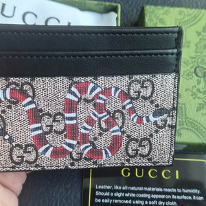 구스타일 스네이크 패턴 카드지갑 카지 남자지갑 (새상품) 이미지