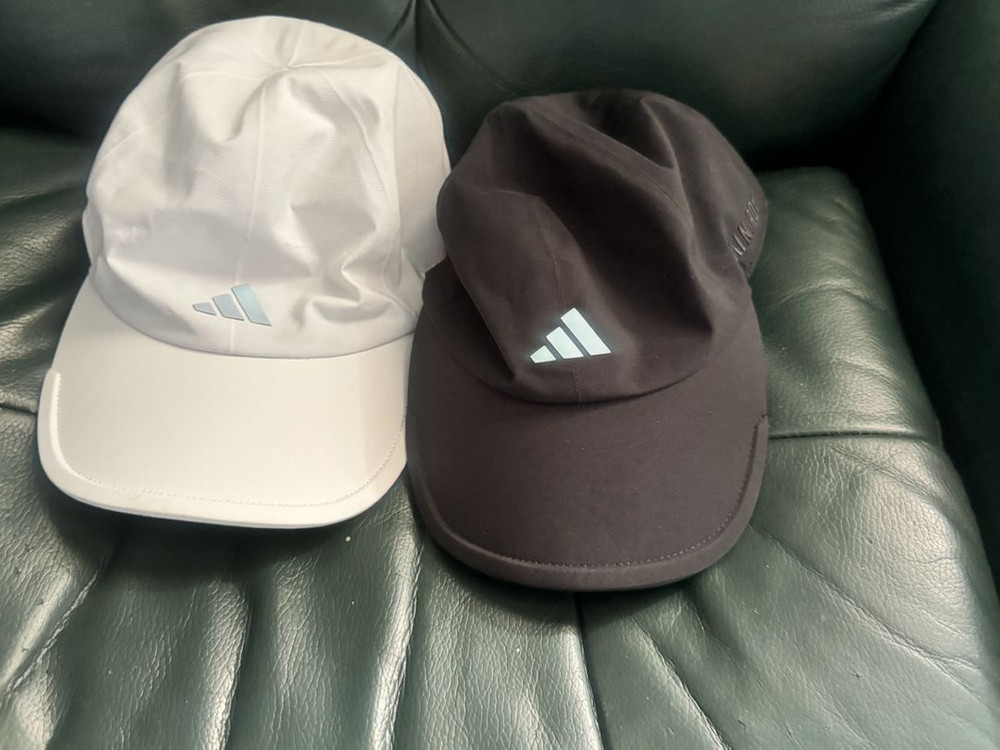 아디다스 캡 모자 블랙/화이트 OSFX 러닝 마라톤 골프 이미지