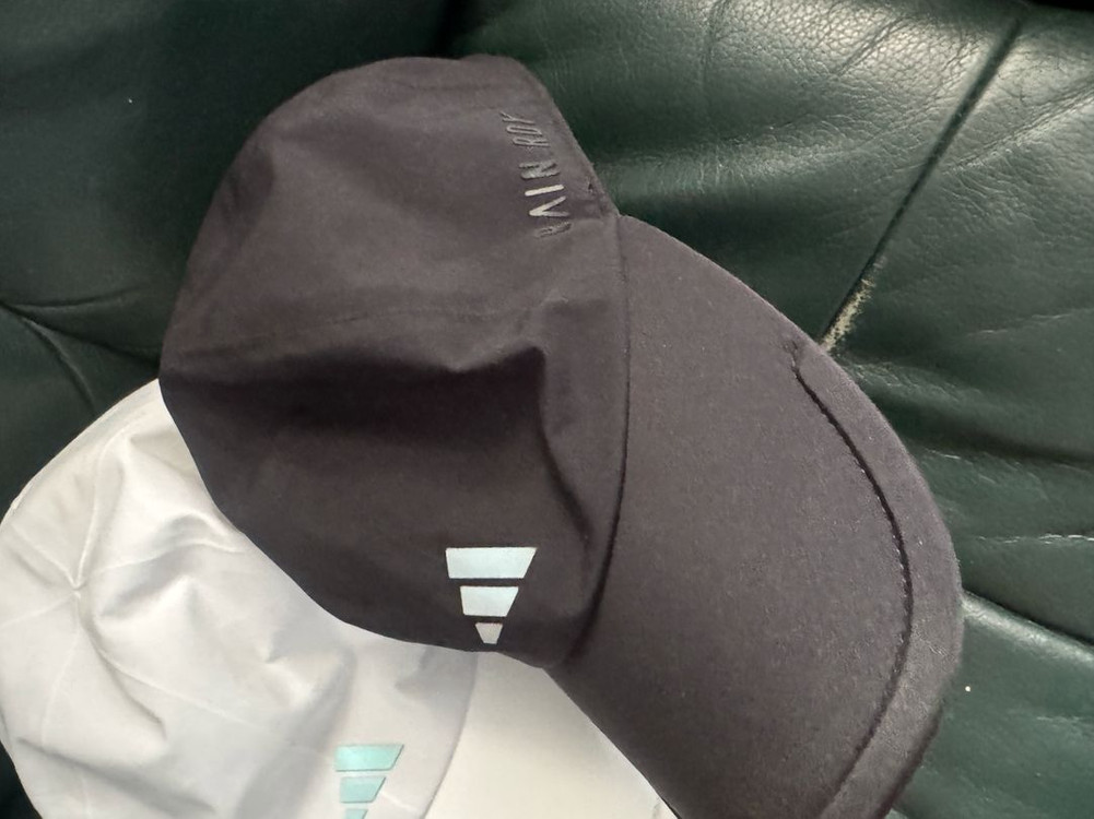 아디다스 캡 모자 블랙/화이트 OSFX 러닝 마라톤 골프 이미지