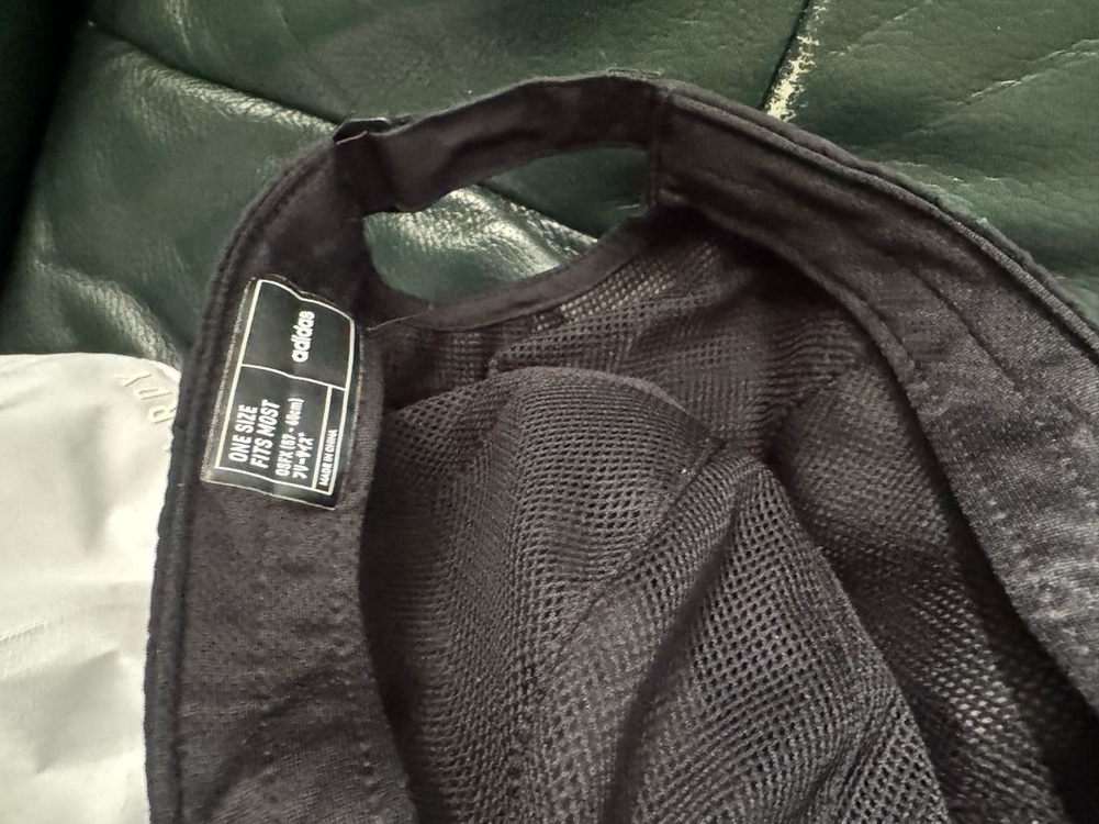 아디다스 캡 모자 블랙/화이트 OSFX 러닝 마라톤 골프 이미지