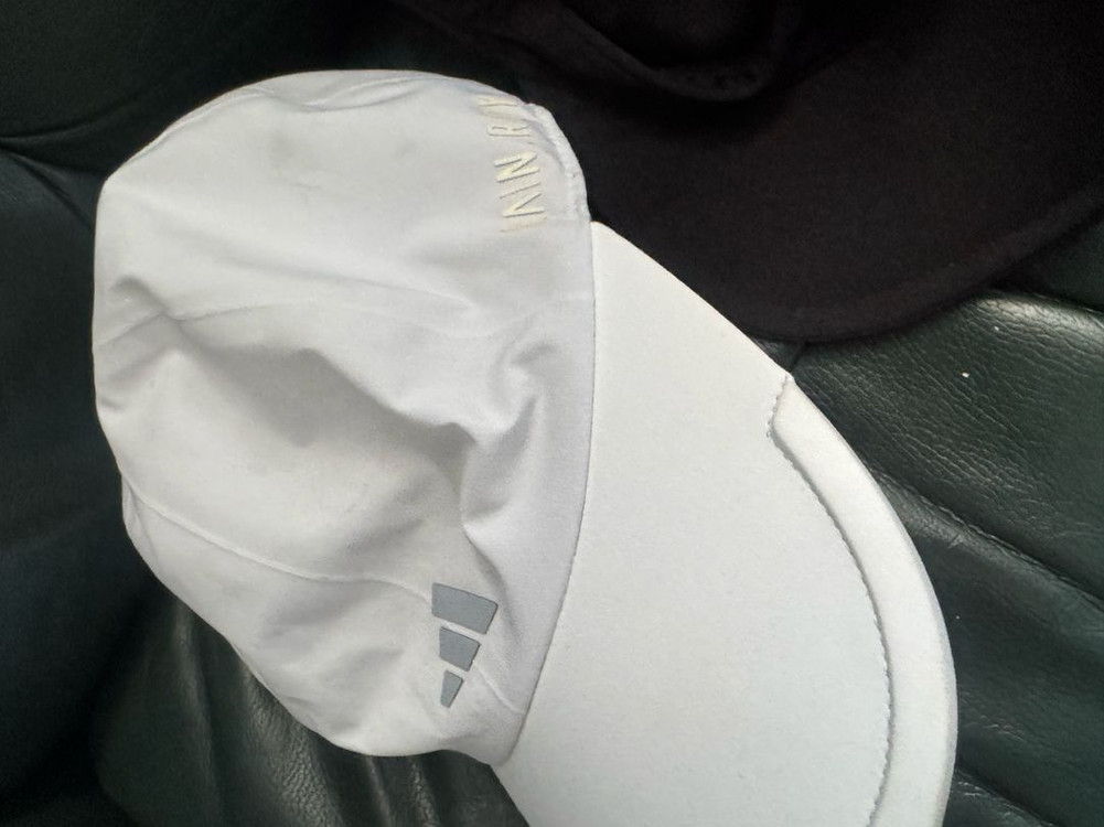 아디다스 캡 모자 블랙/화이트 OSFX 러닝 마라톤 골프 이미지