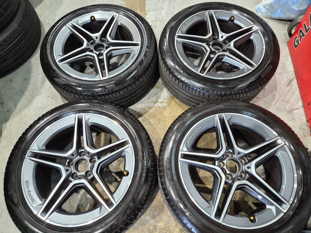 W223 벤츠S클래스 AMG 19인치 순정 휠타이어 판매합니다 이미지