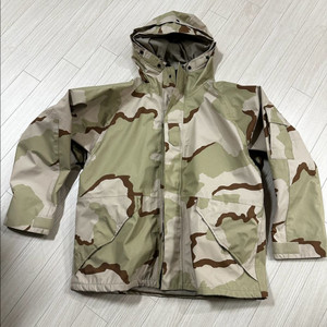 US ARMY 오리지널 밀리터리 사막삼색 데저트카모(엑스라지레귤러) 고어텍스 바람막이 자켓
