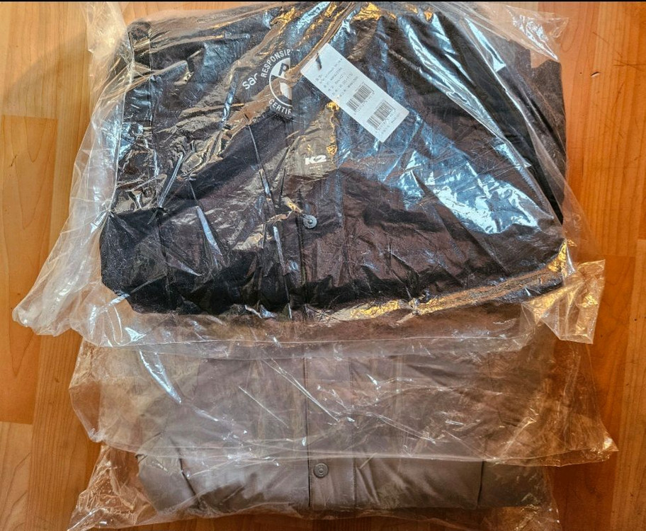 (새제품) K2 여성 구스다운 숏패딩 블랙90 그레이90 이미지