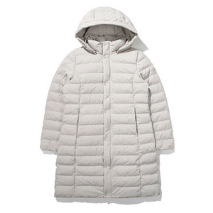 (새제품) K2 여성 경량 롱패딩 구스다운 아이보리100