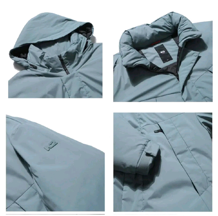 (새제품)K2 씬에어 라이트 패딩 구스다운 블루90 이미지