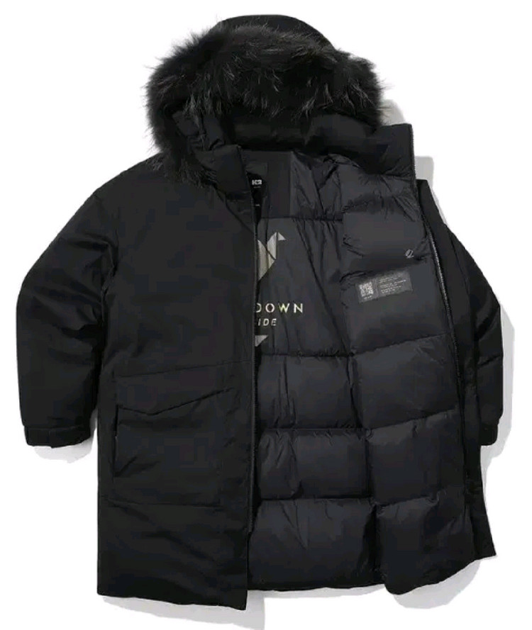 (새제품)K2 씬에어 바이브업 롱패딩 남성 블랙100,105,110 이미지