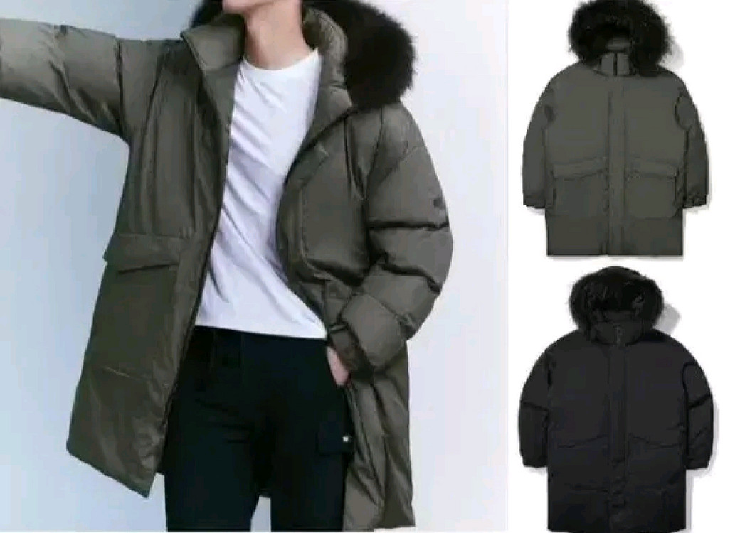 (새제품)K2 씬에어 바이브업 롱패딩 남성 블랙100,105,110 이미지