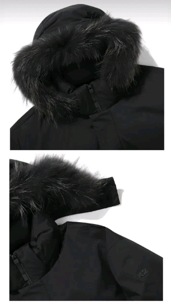 (새제품)K2 씬에어 바이브업 롱패딩 남성 블랙100,105,110 이미지