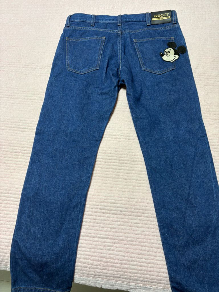 구찌 디즈니 마이클 콜라보 데님 진 33--1