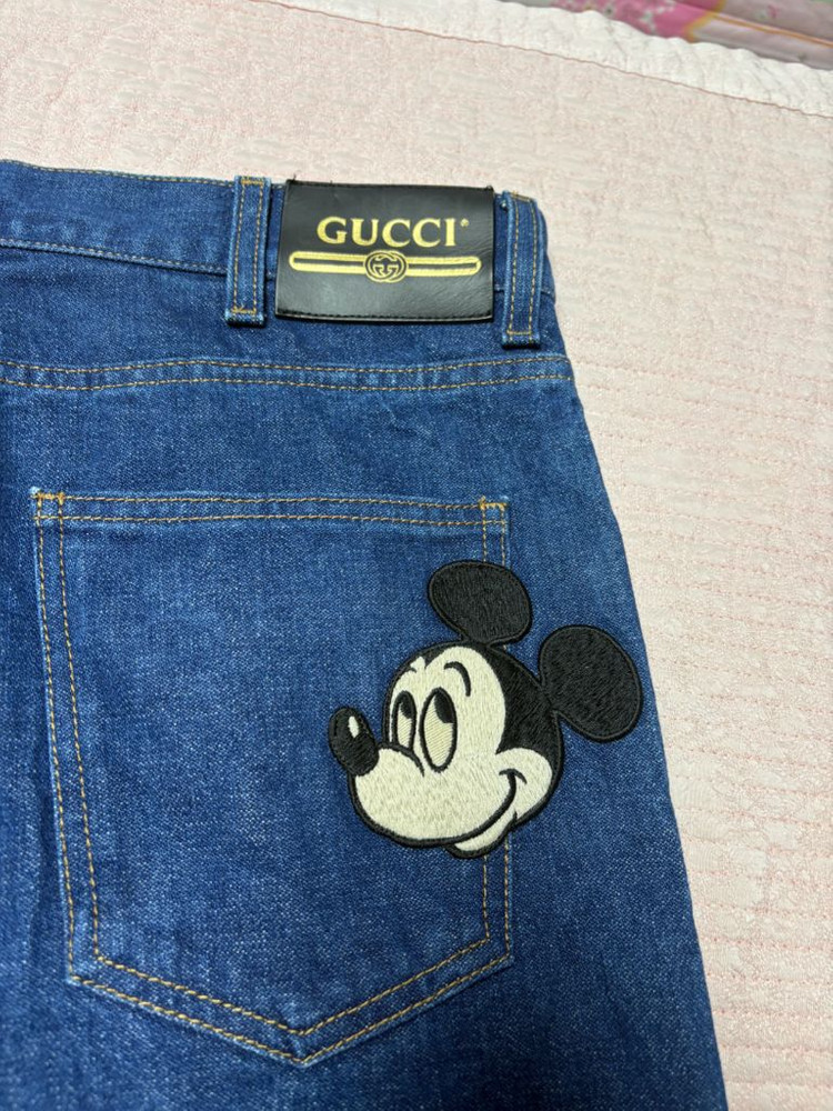 구찌 디즈니 마이클 콜라보 데님 진 33--2