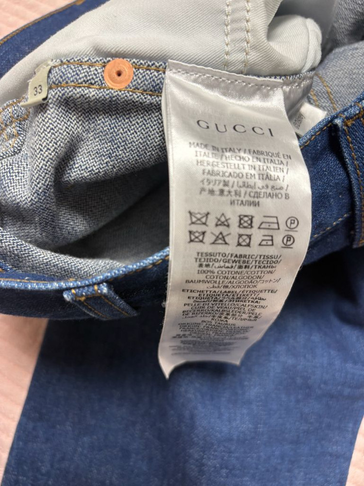 구찌 디즈니 마이클 콜라보 데님 진 33--3