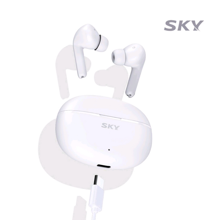 미사용 스카이 핏 블루밍 2세대 블루투스5.4 방수 무선 이어폰--0