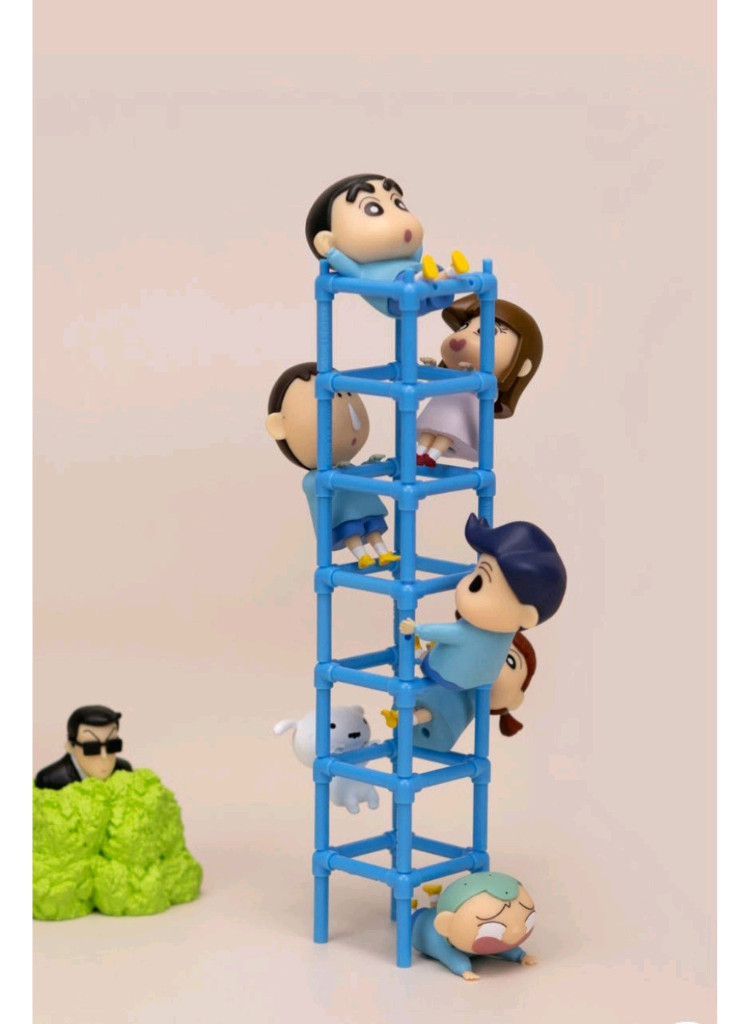 미사용 짱구 정글짐 랜덤 피규어 1박스(24개입) 초롱이 히든 포함--1