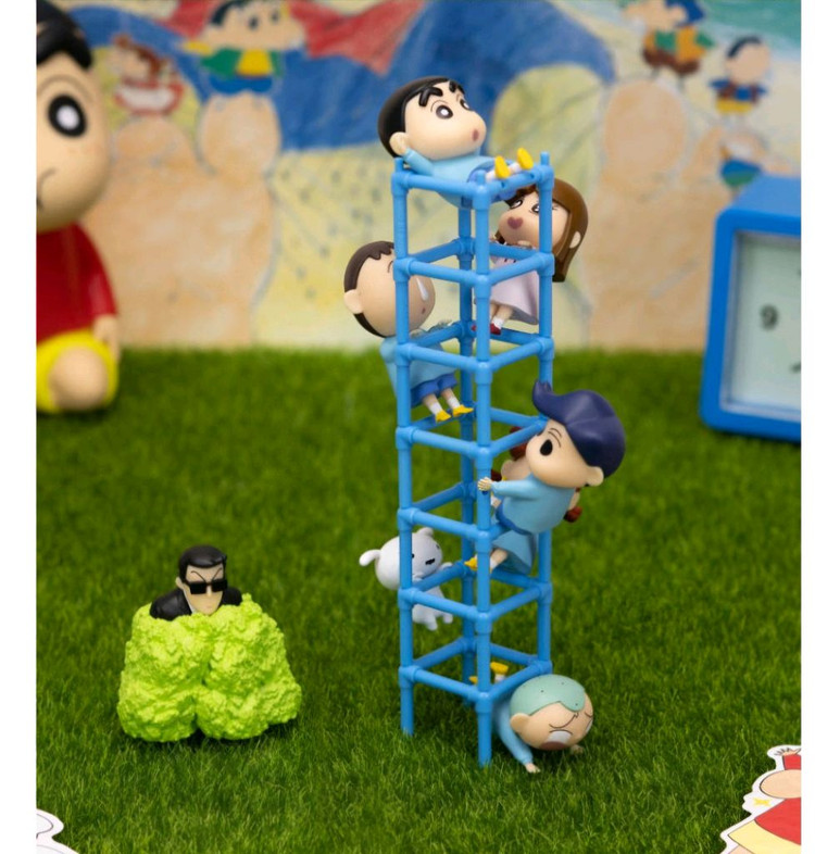 미사용 짱구 정글짐 랜덤 피규어 1박스(24개입) 초롱이 히든 포함--3