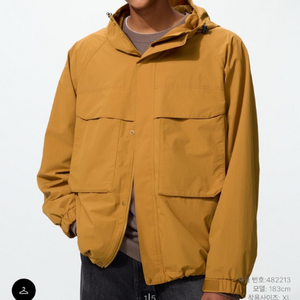 유니클로 윈드블럭자켓 택달린 XL 새상품