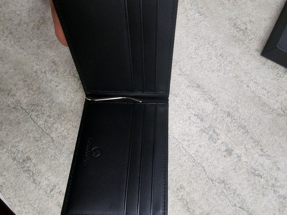 고급 레더 머니클립 지갑 이미지